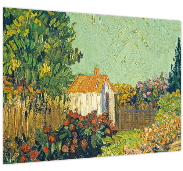 Kép - Imitator of Vincent van Gogh, Landscape, reprodukciók (70x50 cm)