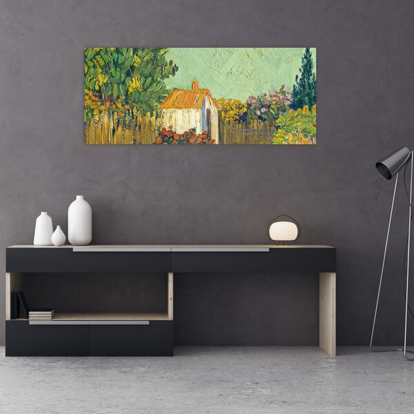 Kép - Imitator of Vincent van Gogh, Landscape, reprodukciók (120x50 cm)