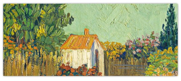 Kép - Imitator of Vincent van Gogh, Landscape, reprodukciók (120x50 cm)