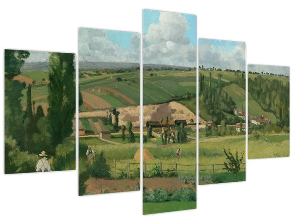 Kép - Camille Pissarro, Landscape at Les Pâtis, Pontoise, reprodukciók (150x105 cm)