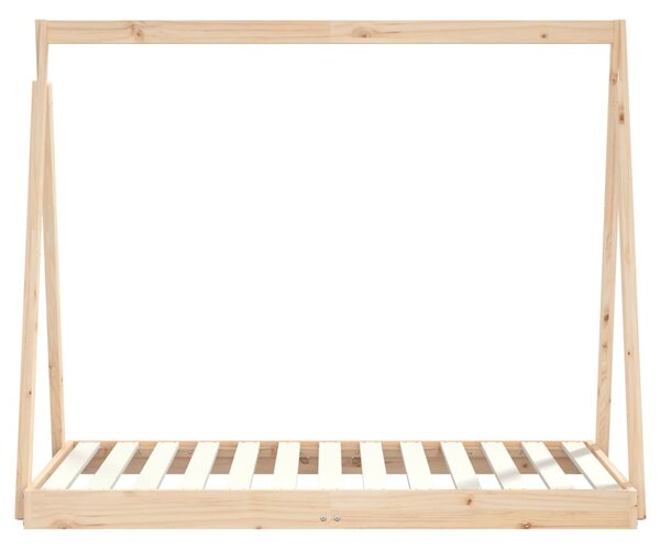 Tömör fenyőfa gyerekágykeret 70 x 140 cm