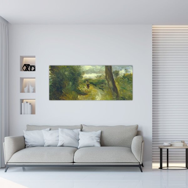 Kép - Auguste Renoir, Landscape between Storms, reprodukciók (120x50 cm)