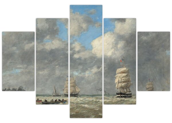 Kép - Eugène Boudin, Le Havre, reprodukciók (150x105 cm)