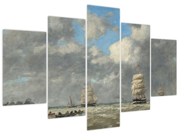 Kép - Eugène Boudin, Le Havre, reprodukciók (150x105 cm)