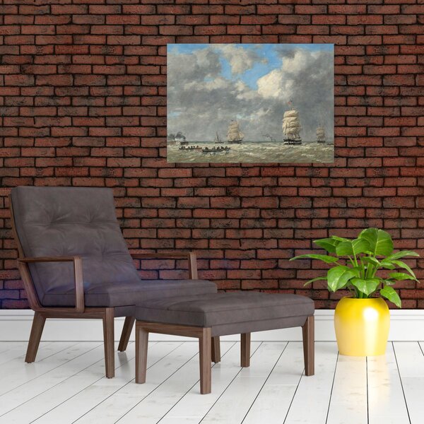 Kép - Eugène Boudin, Le Havre, reprodukciók (70x50 cm)