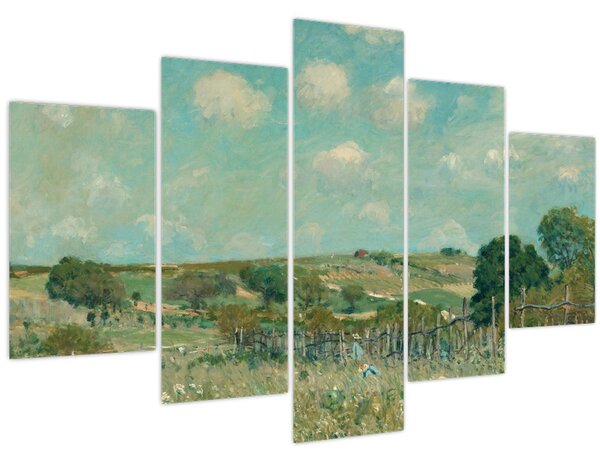 Kép - Alfred Sisley, Meadow, reprodukciók (150x105 cm)