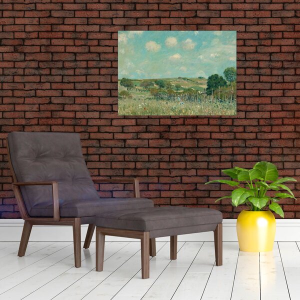 Kép - Alfred Sisley, Meadow, reprodukciók (70x50 cm)