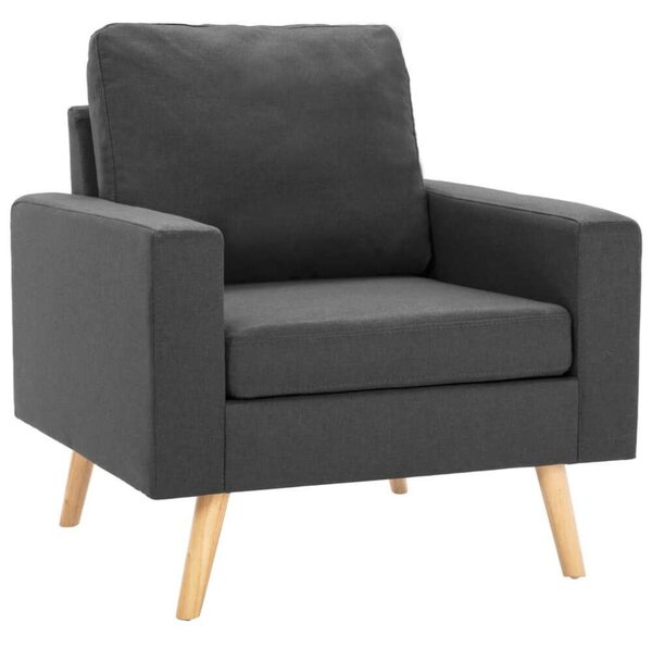 VidaXL Sötétszürke Szövet Karosszék - Modern Design