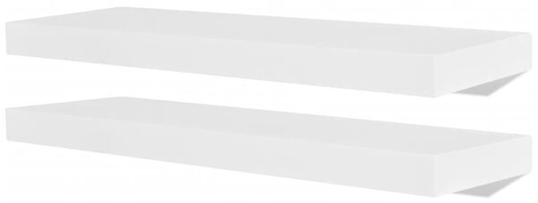 4 db fehér fali polc 60 cm