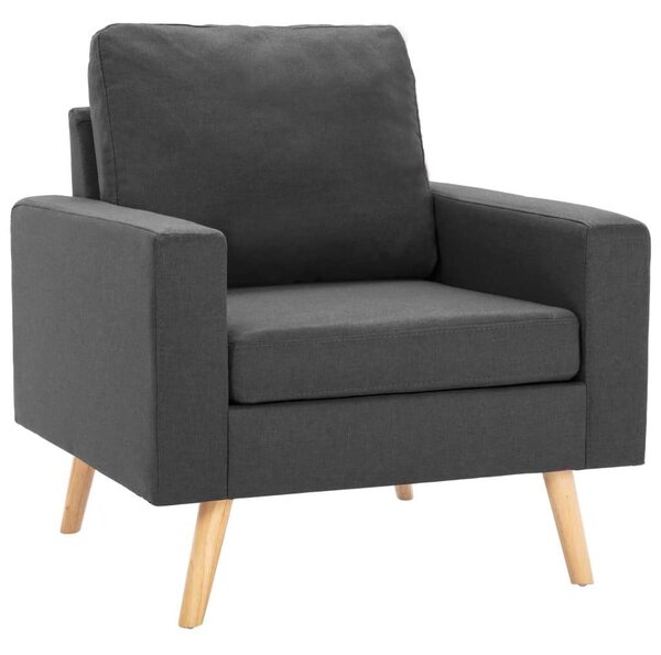 VidaXL Sötétszürke Szövet Karosszék - Modern Design