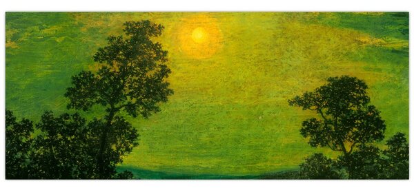 Kép - Imitator of Ralph Albert Blakelock, Moonlight, reprodukciók (120x50 cm)