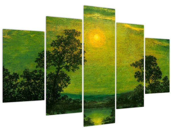 Kép - Imitator of Ralph Albert Blakelock, Moonlight, reprodukciók (150x105 cm)