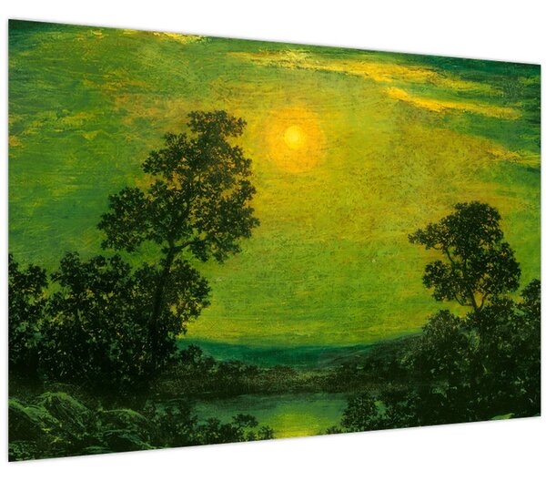 Kép - Imitator of Ralph Albert Blakelock, Moonlight, reprodukciók (90x60 cm)