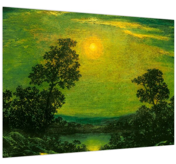 Kép - Imitator of Ralph Albert Blakelock, Moonlight, reprodukciók (70x50 cm)