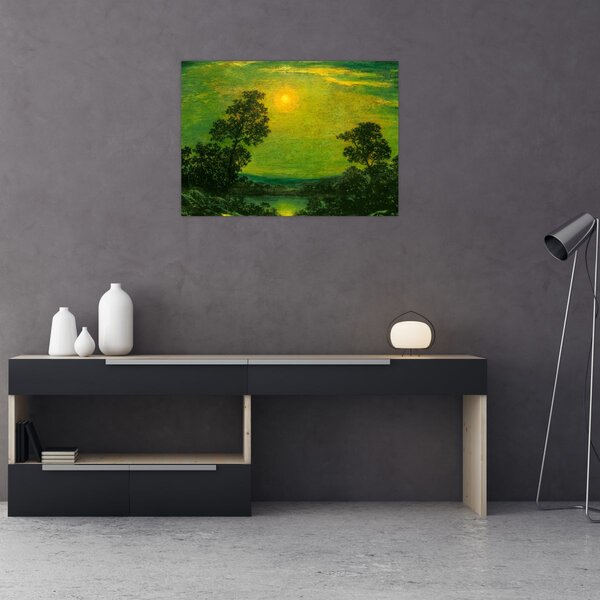 Kép - Imitator of Ralph Albert Blakelock, Moonlight, reprodukciók (70x50 cm)