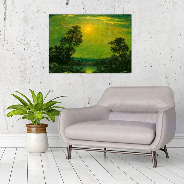 Kép - Imitator of Ralph Albert Blakelock, Moonlight, reprodukciók (70x50 cm)