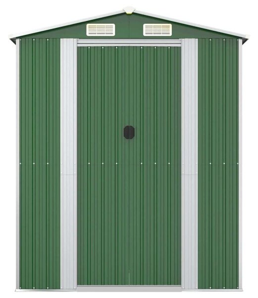 Acél Kerti Fészer - Zöld - 192x274x223 cm