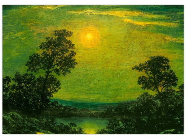Kép - Imitator of Ralph Albert Blakelock, Moonlight, reprodukciók (70x50 cm)
