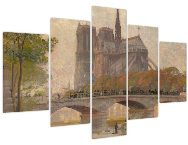 Kép - Robert William Vonnoh, Notre Dame de Paris, reprodukciók (150x105 cm)