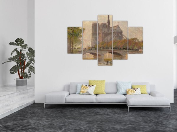 Kép - Robert William Vonnoh, Notre Dame de Paris, reprodukciók (150x105 cm)