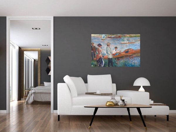 Kép - Auguste Renoir, Oarsmen at Chatou, reprodukciók (90x60 cm)