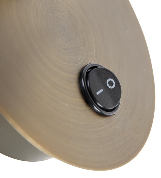 Okos bronz fali spotlámpa forgatható és dönthető kapcsolóval, Wi-Fi GU10 50mm - Karin 1