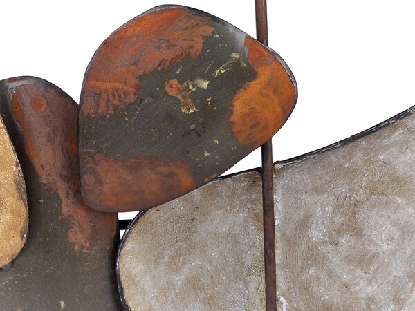 Fali Dekoráció COBALT Fém 50 cm Barna