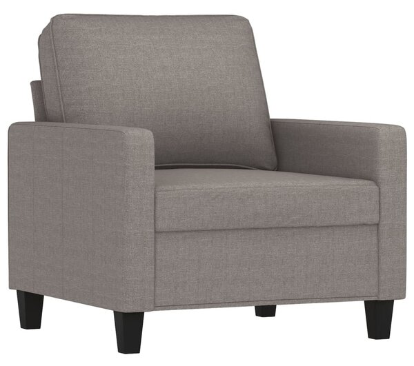 VidaXL tópszínű szövet kanapéfotel lábtartóval 60 cm