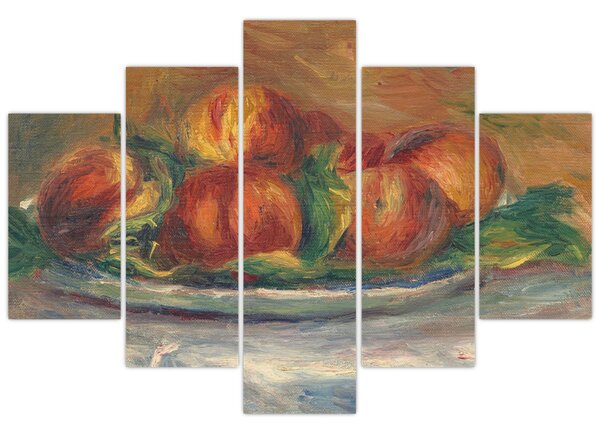 Kép - Auguste Renoir, Peaches on a Plate, reprodukciók (150x105 cm)