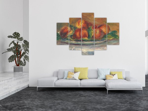 Kép - Auguste Renoir, Peaches on a Plate, reprodukciók (150x105 cm)