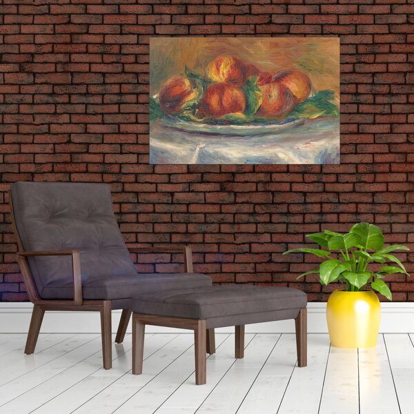 Kép - Auguste Renoir, Peaches on a Plate, reprodukciók (90x60 cm)