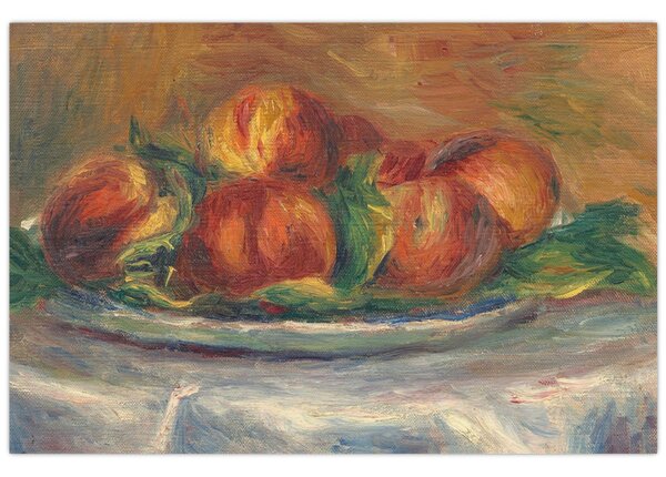 Kép - Auguste Renoir, Peaches on a Plate, reprodukciók (90x60 cm)
