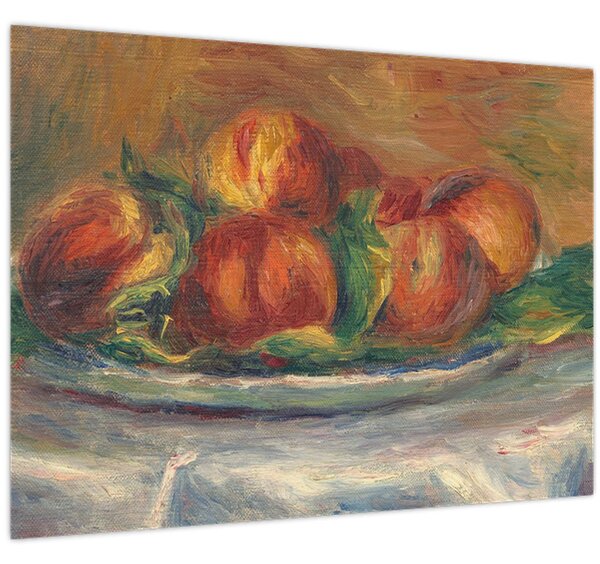 Kép - Auguste Renoir, Peaches on a Plate, reprodukciók (70x50 cm)