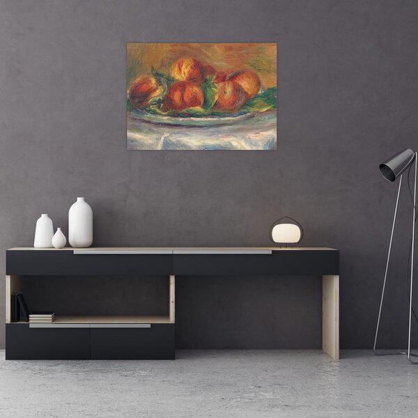 Kép - Auguste Renoir, Peaches on a Plate, reprodukciók (70x50 cm)