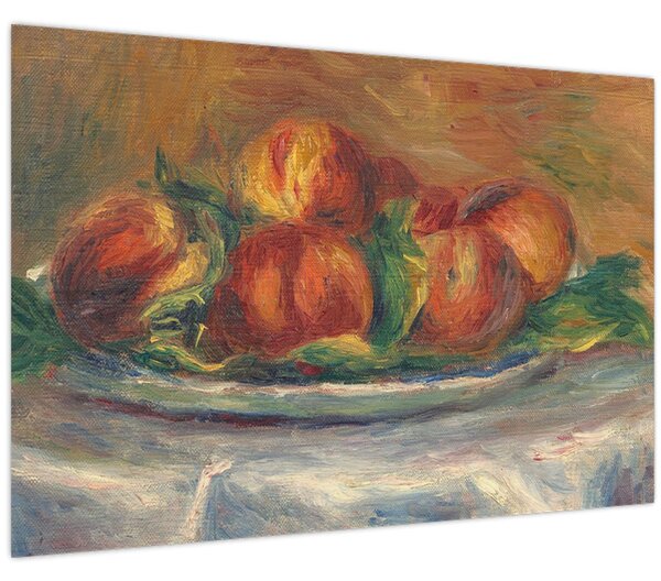 Kép - Auguste Renoir, Peaches on a Plate, reprodukciók (90x60 cm)