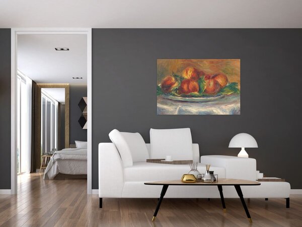 Kép - Auguste Renoir, Peaches on a Plate, reprodukciók (90x60 cm)