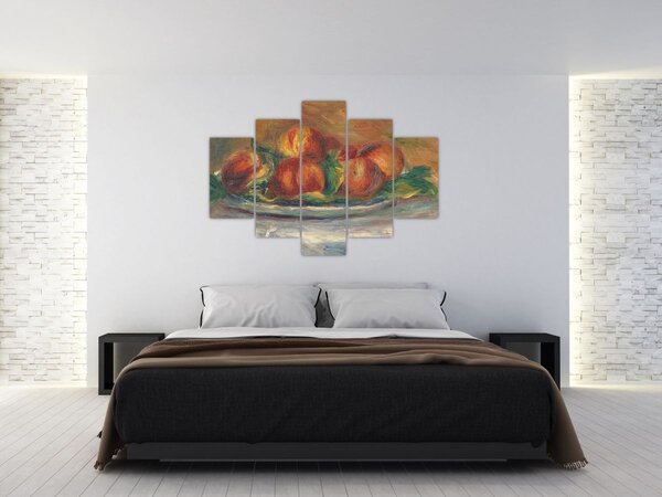 Kép - Auguste Renoir, Peaches on a Plate, reprodukciók (150x105 cm)