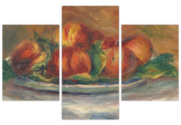 Kép - Auguste Renoir, Peaches on a Plate, reprodukciók (90x60 cm)
