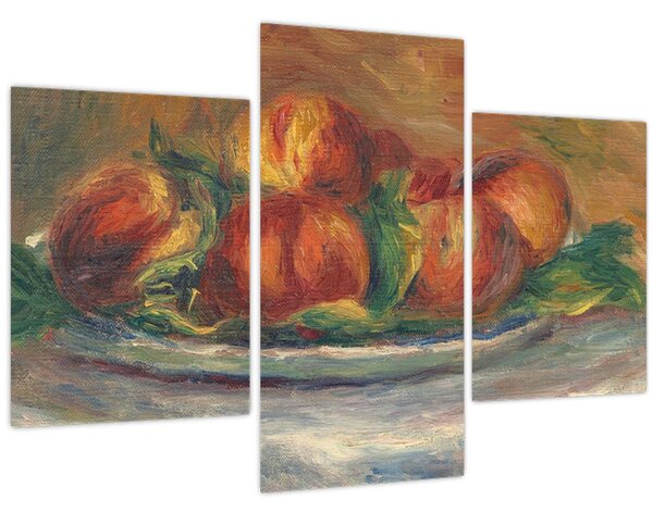 Kép - Auguste Renoir, Peaches on a Plate, reprodukciók (90x60 cm)
