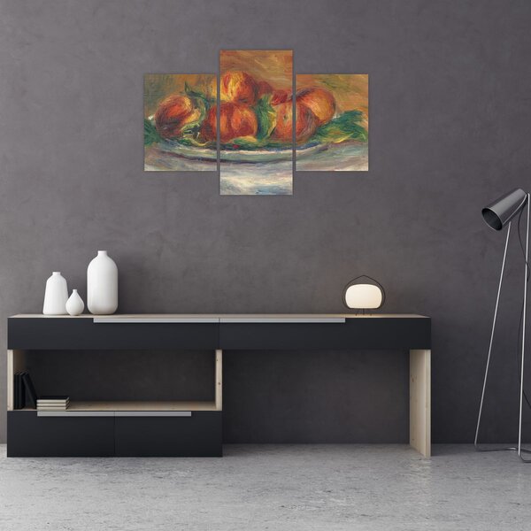 Kép - Auguste Renoir, Peaches on a Plate, reprodukciók (90x60 cm)