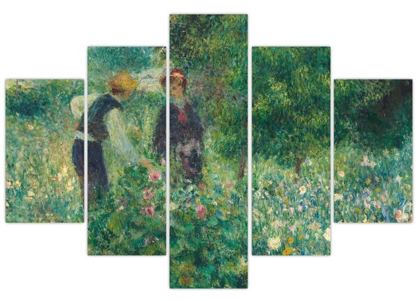 Kép - Auguste Renoir, Picking Flowers, reprodukciók (150x105 cm)