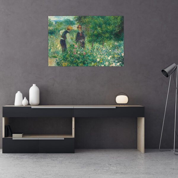 Kép - Auguste Renoir, Picking Flowers, reprodukciók (90x60 cm)