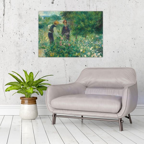 Kép - Auguste Renoir, Picking Flowers, reprodukciók (70x50 cm)