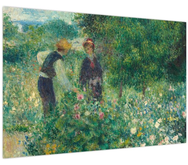 Kép - Auguste Renoir, Picking Flowers, reprodukciók (90x60 cm)