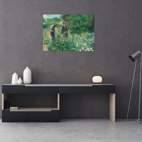 Kép - Auguste Renoir, Picking Flowers, reprodukciók (70x50 cm)