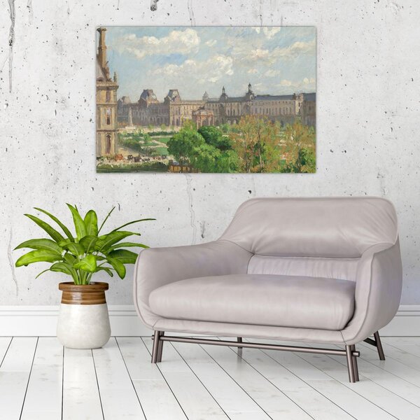 Kép - Camille Pissarro, Place du Carrousel, Paris, reprodukciók (90x60 cm)