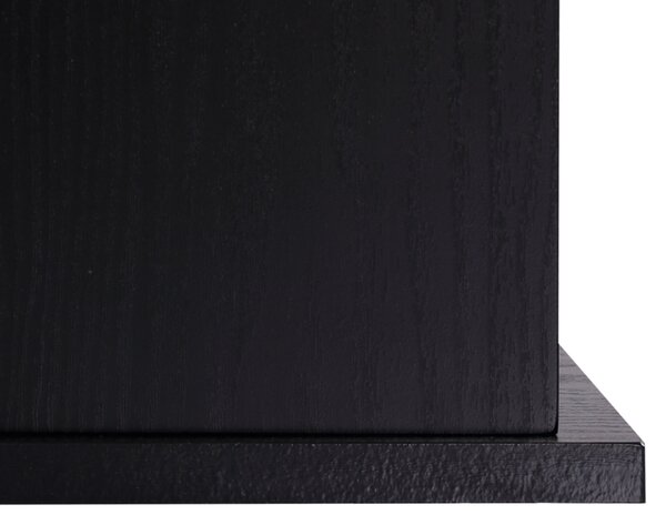 Homcom Íróasztal MDF nyomtatótartó, 152 x 60 x 88 cm, Fekete