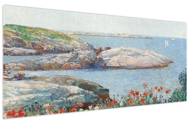 Kép - Childe Hassam, Poppies, Isles of Shoals, reprodukciók (120x50 cm)