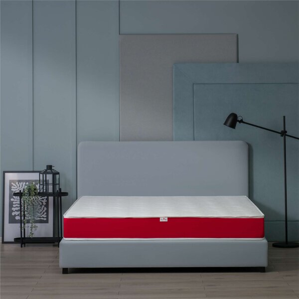 Best Sleep Diamond Red DoubleSide ortopéd matrac, 90x190x18cm, poliuretán hab, hipoallergén, antibakteriális, megfordítható, szellőzőrendszer, kemény