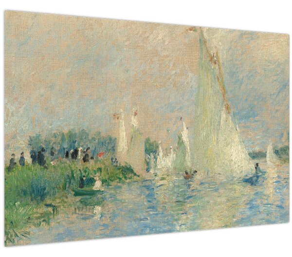 Kép - Auguste Renoir, Regatta at Argenteuil, reprodukciók (90x60 cm)